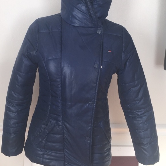 tommy hilfiger navy jacket